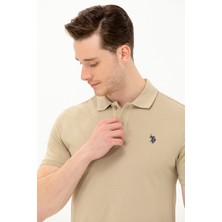 U.S. Polo Assn. Erkek Haki Tişört Basic 50262933-VR027