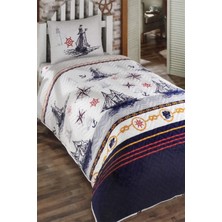 Kristal Yelkenli Tek Kişilik Kapitoneli Nevresim Takımı - Laciver