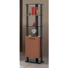 Alpino Hardal Kitaplık (Metalik Taba)