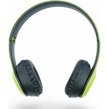 Viges P47 Wireless Bluetooth Kulak Üstü Kulaklık Yeşil-Siyah