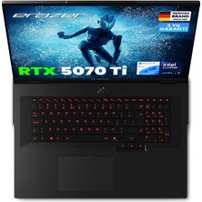 Erazer Beast 18 X1 MD62746 Intel Ultra 9 275HX 32GB Ram 2tb SSD RTX5070TI 18" 240Hz Qhd+ IPS W11H Oyuncu Laptop