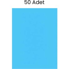 Fosforlu Fon Kartonu 50 Adet 50X70 Mavi