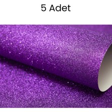 Simli Fon Kartonu 50X70 Mor