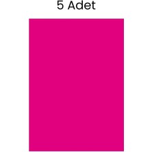 Fosforlu Fon Kartonu 5 Adet 50X70 Pembe