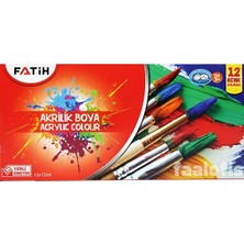 Tüplü Akrilik Boya 12ML 12 Renk