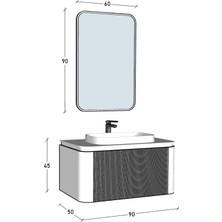 DEFF BANYO SELENICA Banyo Dolabı