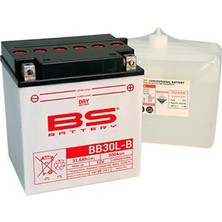 BS Battery 12V 30 Ah/31.6 Ah Motosiklet Aküsü 300 A (En) (165*130*176) (BB30L-B)