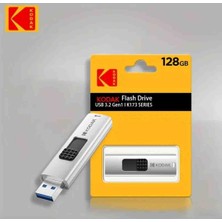 Kodak 128Gb. Usb Flash Bellek 3.2 Ultra Yüksek Hızlı Gen 1  Basma Düğmeli Tasarım Metal Orjinal Dayanıklı ve Güvenilir Laptoplar, Tabletler, Pc'ler için