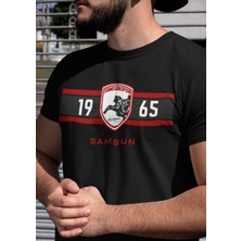 Armaya Sadakat, Sahada Cesaret Bisiklet Yaka Yüksek Kalite Baskılı Siyah T-shirt
