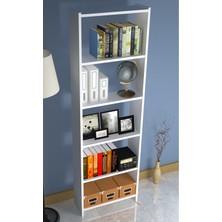 Breeze 5 Bölmeli Kitaplık - Atlantik Çam