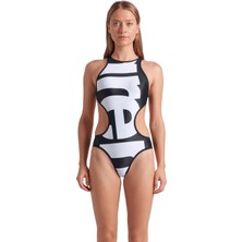 Arena One Logo Kadın Yüzücü Mayosu 009401150