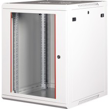Lande - 15U 19" Duvar Tipi Rack Kabinet – Genişlik: 600 mm | Derinlik: 600 mm – Açık Gri (Demonte)
