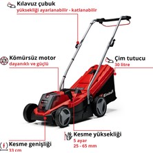 Einhell Ge/cm 18/33 Li Solo Akülü Çim Biçme Makinesi 3413266