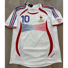 Fransa Nostaljı Zıdane Özel Kumaş Yetişkin Futbol Forması