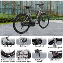 Asvıva B14N 27,5'' Hollanda Orta Motorlu Elektrikli Bisiklet – Güçlü & Konforlu E-Bike
