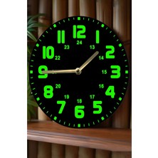 Sessiz Yuvarlak Ahşap Duvar Saati, Kuvars Hareketli 3D Görünümlü 2d Saat Sdw Serisi