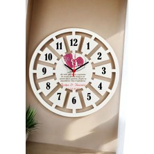 Sevgililer Günü Hediyesi Duvar Saati 40CM 005