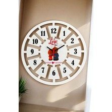 Sevgililer Günü Hediyesi Duvar Saati 40CM 012