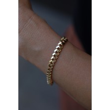 14 Ayar Altın Gurmet (8 Mm) Bileklik