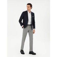 Cacharel Erkek Gri Slim Fit Yün Klasik Pantolon 50305818-VR024