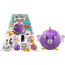 Biggies Şişme Peluş Boynuzlu Mor Köpek Xxl Shiny Corns S2