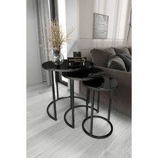 Home Plus Mobilya 3'lü Zigon Sehpa