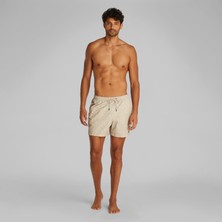 Calvin Klein Medium Drawstring-Print Erkek Bej Mayo.0f4