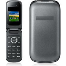 E1190 Kapaklı Tuşlu Cep Telefonu Koyu Gri