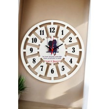 Sevgililer Günü Hediyesi Duvar Saati 40CM 022