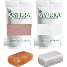 Astera 100 gr Himalaya Tuzu İnce + 100 gr Kaya Tuzu İnce + 1 Adet Himalaya Sabunu + 1 Adet Kaya Tuzu Sabunu