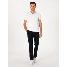Cacharel Erkek Lacivert Slim Fit Kanvas Pantolon 50313881-VR033