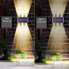 Cata 6 Adet Güneş Enerjili LED Aplik Ct 8010 - Solar Enerjili Bahçe Aydınlatma (Dış Mekan)(Günışığı)