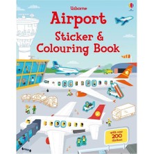 Usborne Airport Sticker and Colouring Book