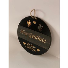 Hoş Geldiniz Kişiye Özel Kapı Süsü