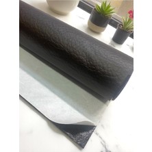 Varan Tekstil Kahverengi Yapışkanlı Suni Deri 100 * 140