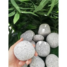 Granit Dolomit Taş 5 kg 6-10 cm Siyah Beyaz Taş Dekoratif Taş Bahçe Taşı Dekor Taşı