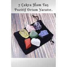 Doğal Taş Ham 7 Çakra Set ( Pozitif Ortam )