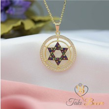 Davut Yıldızı Kolye - Yahudiler Için Kalkan Kolye - Megan'ın Yıldız Kolyesi - Miks Taş