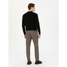 Cacharel Erkek Kahverengi Slim Fit Kanvas Pantolon 50277668-VR029