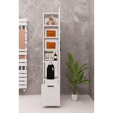 Banyo Mutfak Çok Amaçlı Çekmeceli Raflı Dolap