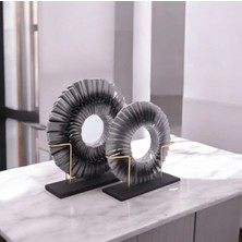 Ikili Polyester Disk Dekor