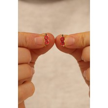 Sonsuzluk Çocuk Altın Küpe CGKKP0177