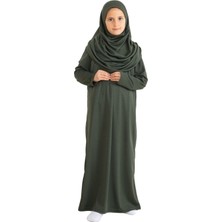 Iki Parça Çocuk Namaz Elbisesi Seti Eşarp ile Takım, Islami Giyim Takım Kızlar Için