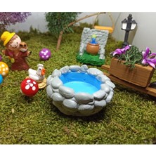 Havuz Teraryum Obje Minyatür Obje Teraryum Malzemeleri Teraryum Figür Aksesuar Saksı
