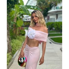 Renkli Metalik Yuvarlak Clutch Çanta