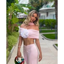 Renkli Metalik Yuvarlak Clutch Çanta