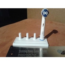 B Diş Fırçası Başlığı Tutucu - Şıklık ve Fonksiyon Bir Arada Beyaz Renk