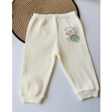 Manşetli Pantolon Çıtçıtlı Body- Bebek Alt Üst Takım