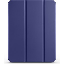 Maks Technology iPad11.nesil 2025 Mkst Smart Cover Kalem Bölmeli Standlı 1-1 Kılıf - Lacivert