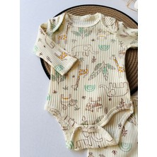Manşetli Pantolon Çıtçıtlı Body - Bebek Alt Üst Takım